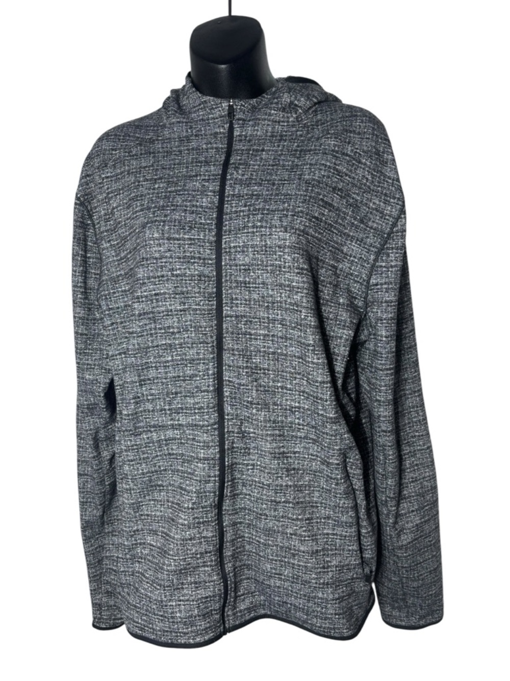 Lululemon men’s large surge warm 1/2 zip hoodie heathered sweater athleisure